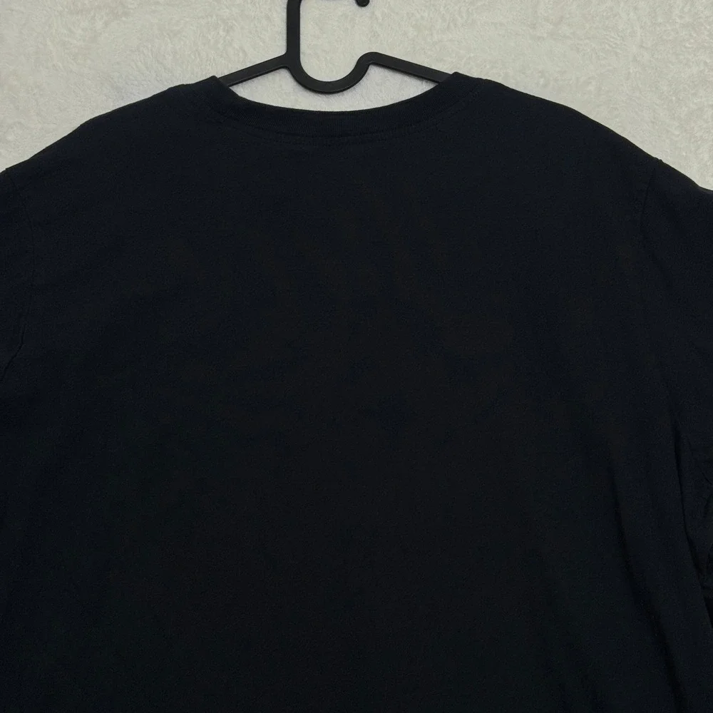 Nike T-Shirt Mens XL Black The Nike Tee Loose Fit Mini Center Swoosh Cotton TEE
